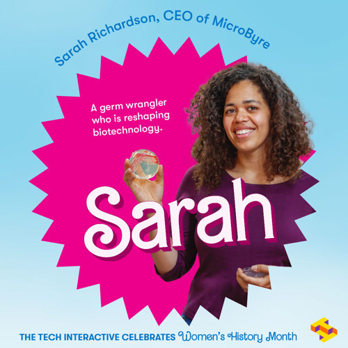 Sarah Richardson, CEO of MicroByre. A germ wrangler who is reshaping biotechnology.