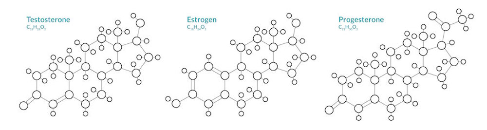 Hormone structures.