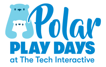 Polar Play Days logo with Parent and Baby polar bears