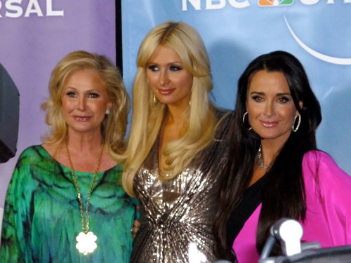 Paris Hilton with her mom and aunt.