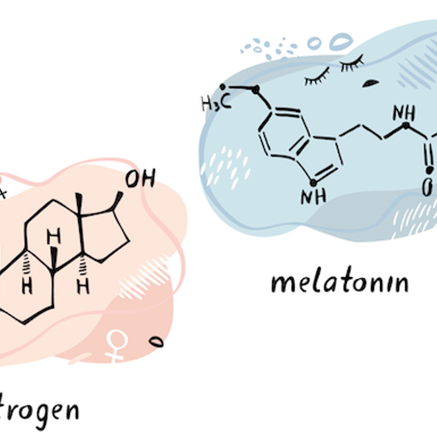 Hormone drawings.