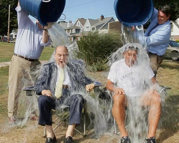 Ice bucket challenge.