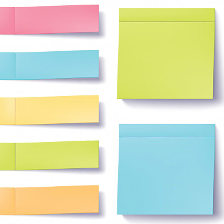 Post-it note set.