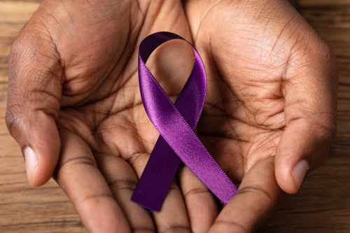 Purple ribbon