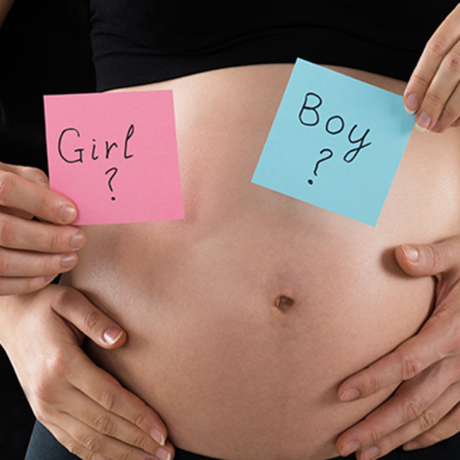 Is it a boy or a girl? The father's family might provide a clue
