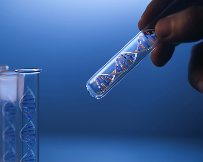 DNA in test tube.