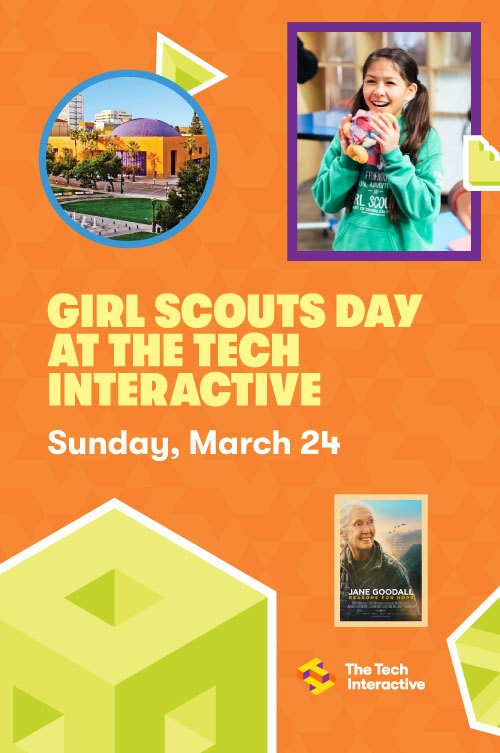 Girl Scouts Day at The Tech Interactive.