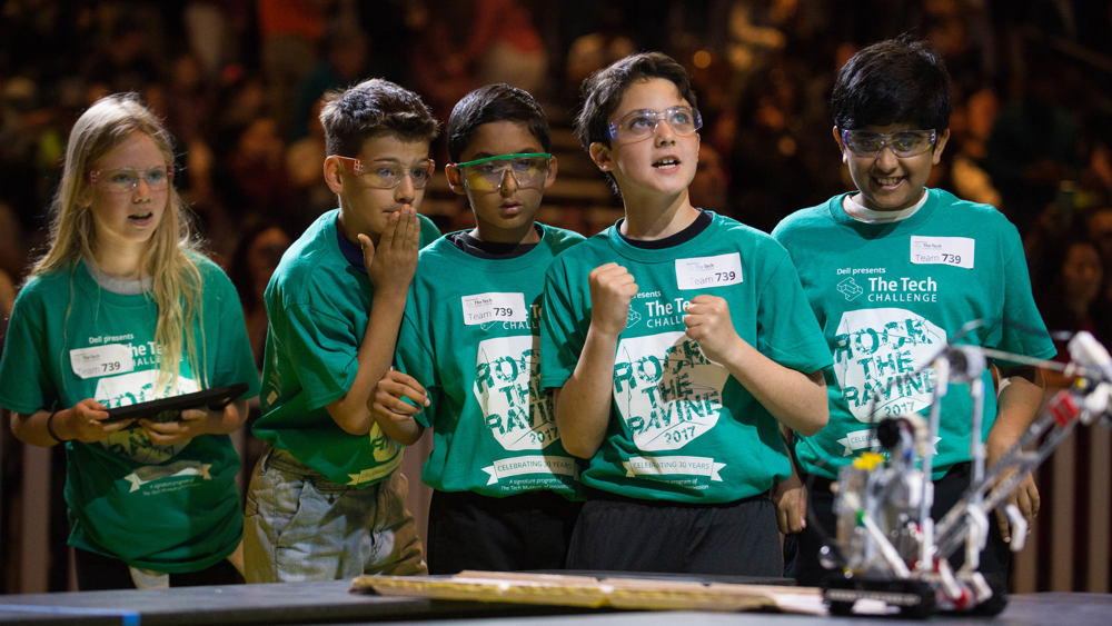 group of tech challenge participants