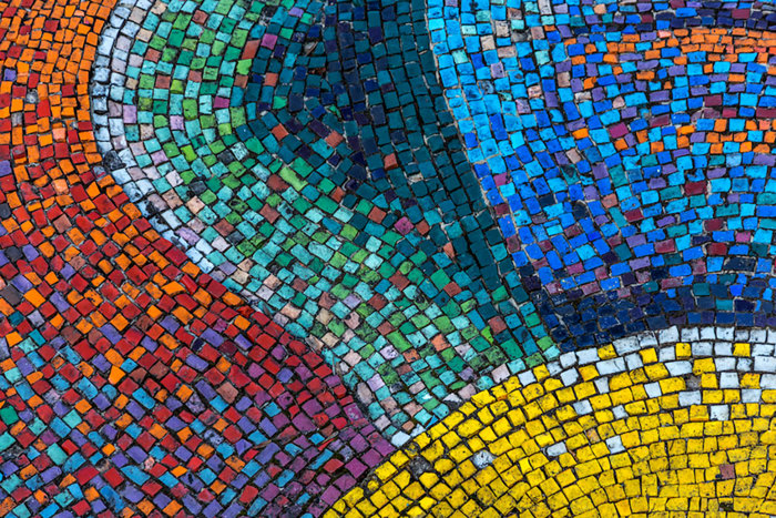 Mosaic tile art.