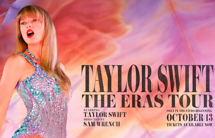 TAYLOR SWIFT | THE ERAS TOUR film poster.