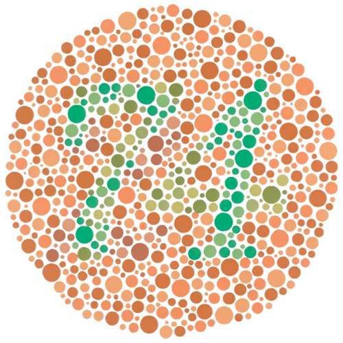 Color blindness test.