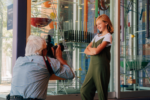 Leia Goan poses for a photo in The Mercury News on her day as President of The Tech