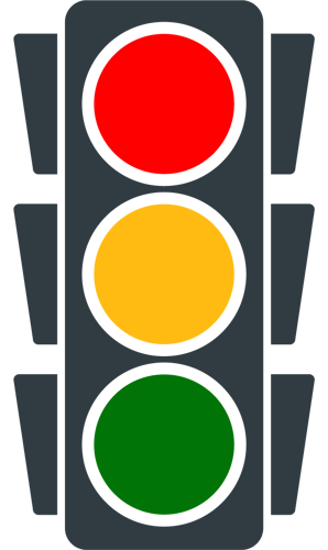 Traffic light graphic