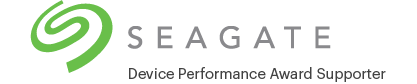 Seagate device performance award logo.