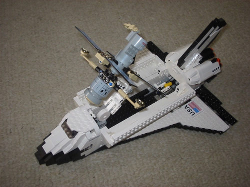 LEGO® space shuttle.