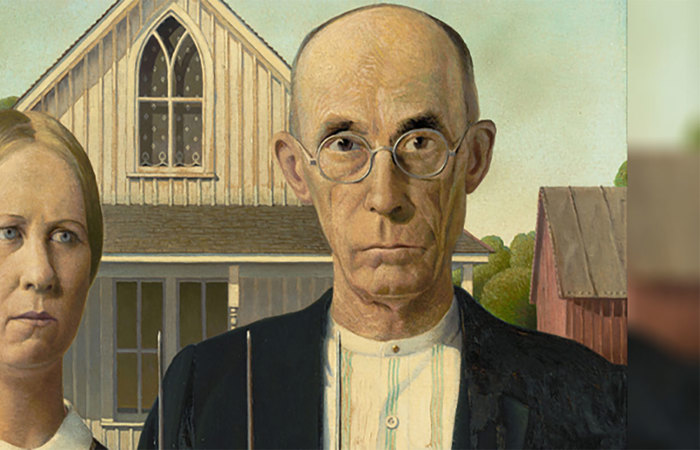 American gothic painting.